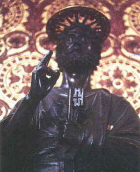 The old statue of Jupiter